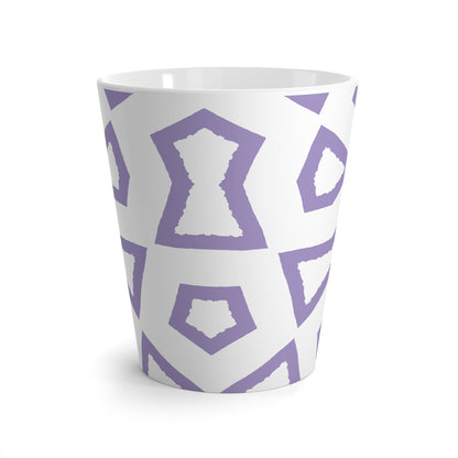 350 mL / 12oz Graphic Art Latte Mug | CALM-1382-375-392