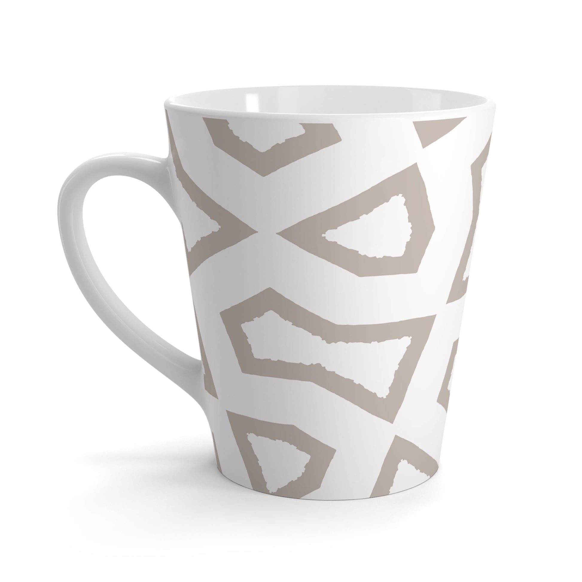 350 mL / 12oz Graphic Art Latte Mug | CALM-1162-400-392