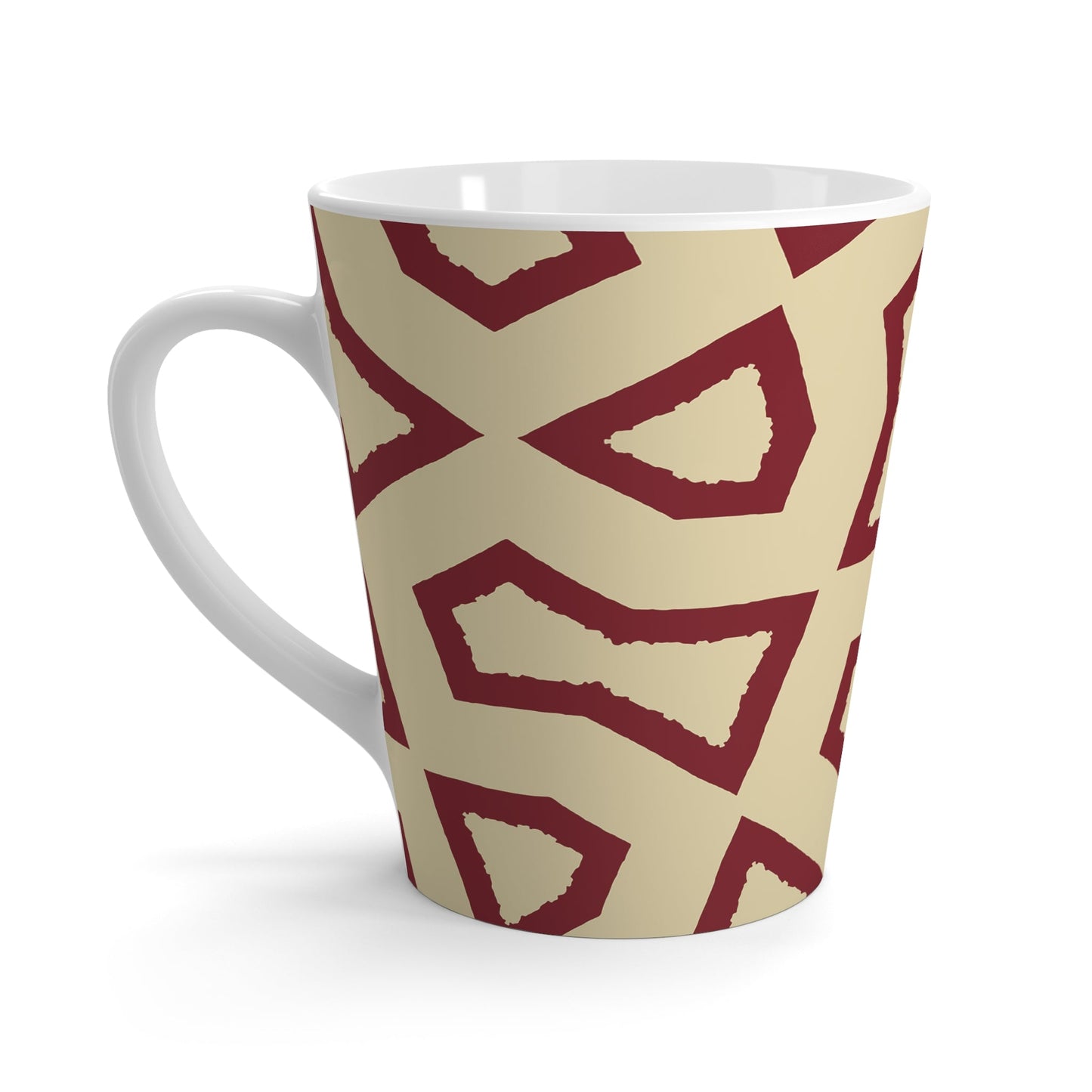 350 mL / 12oz Graphic Art Latte Mug | CALM-1284-400-392