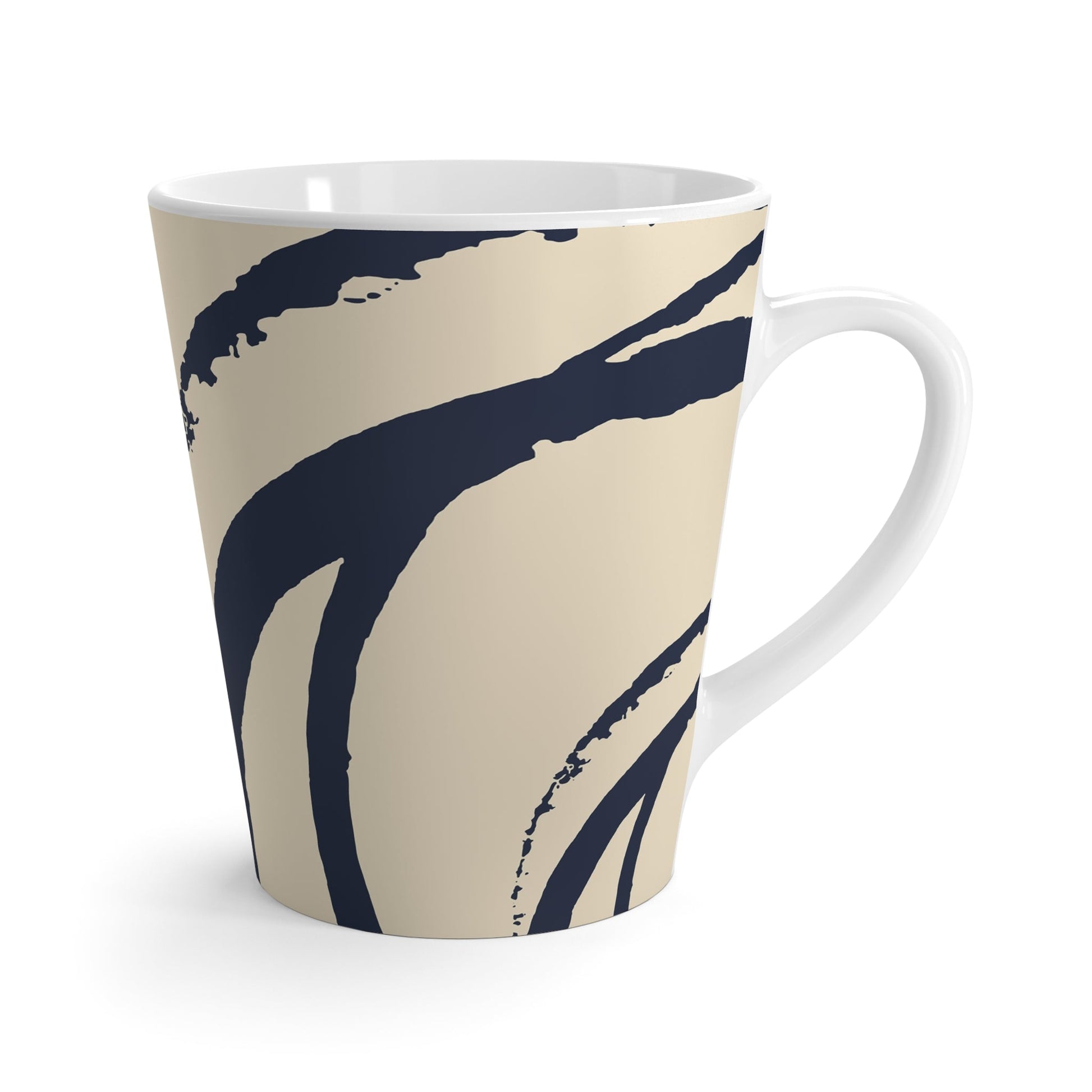 350 mL / 12oz Graphic Art Latte Mug | CALM-1275-500-112