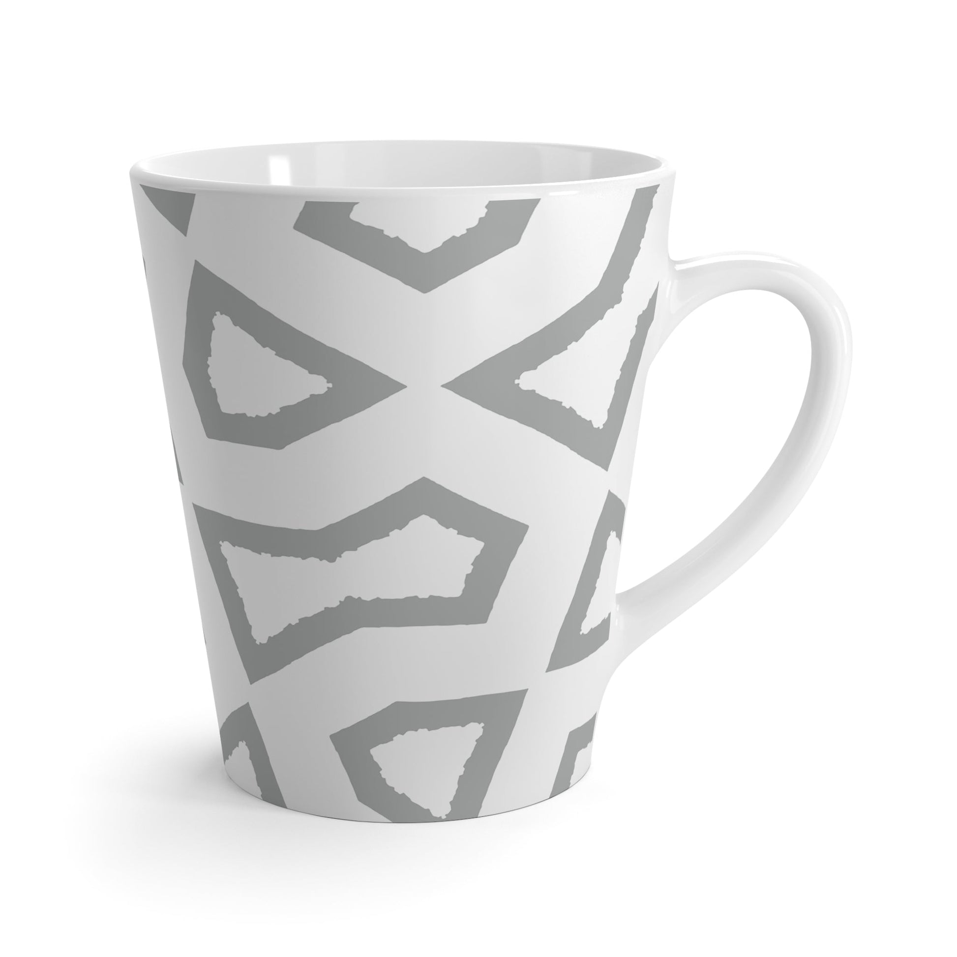 350 mL / 12oz Graphic Art Latte Mug | CALM-1221-233-392