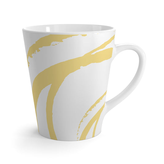 350 mL / 12oz Graphic Art Latte Mug | CALM-1381-175-112