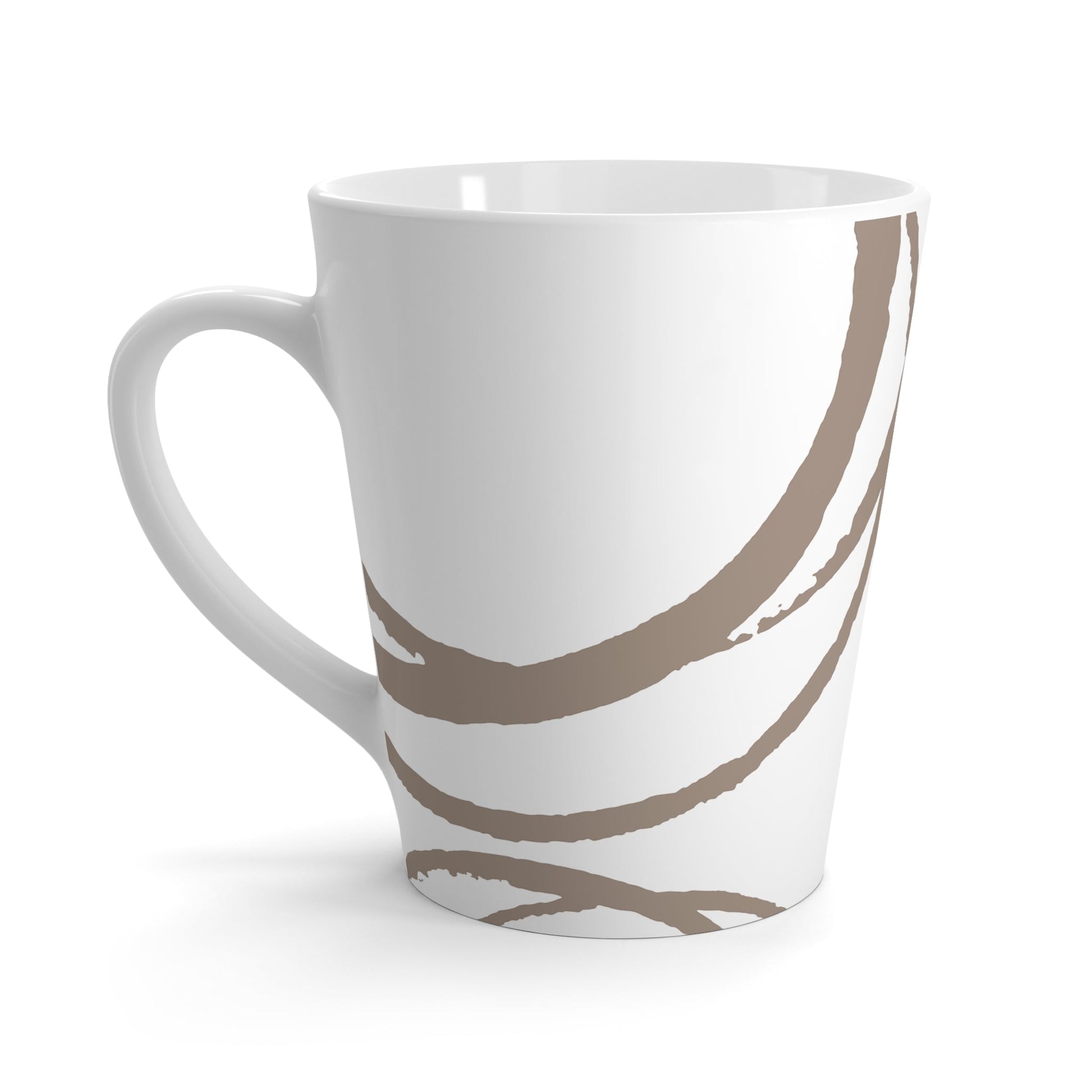350 mL / 12oz Graphic Art Latte Mug | CALM-1171-267-112