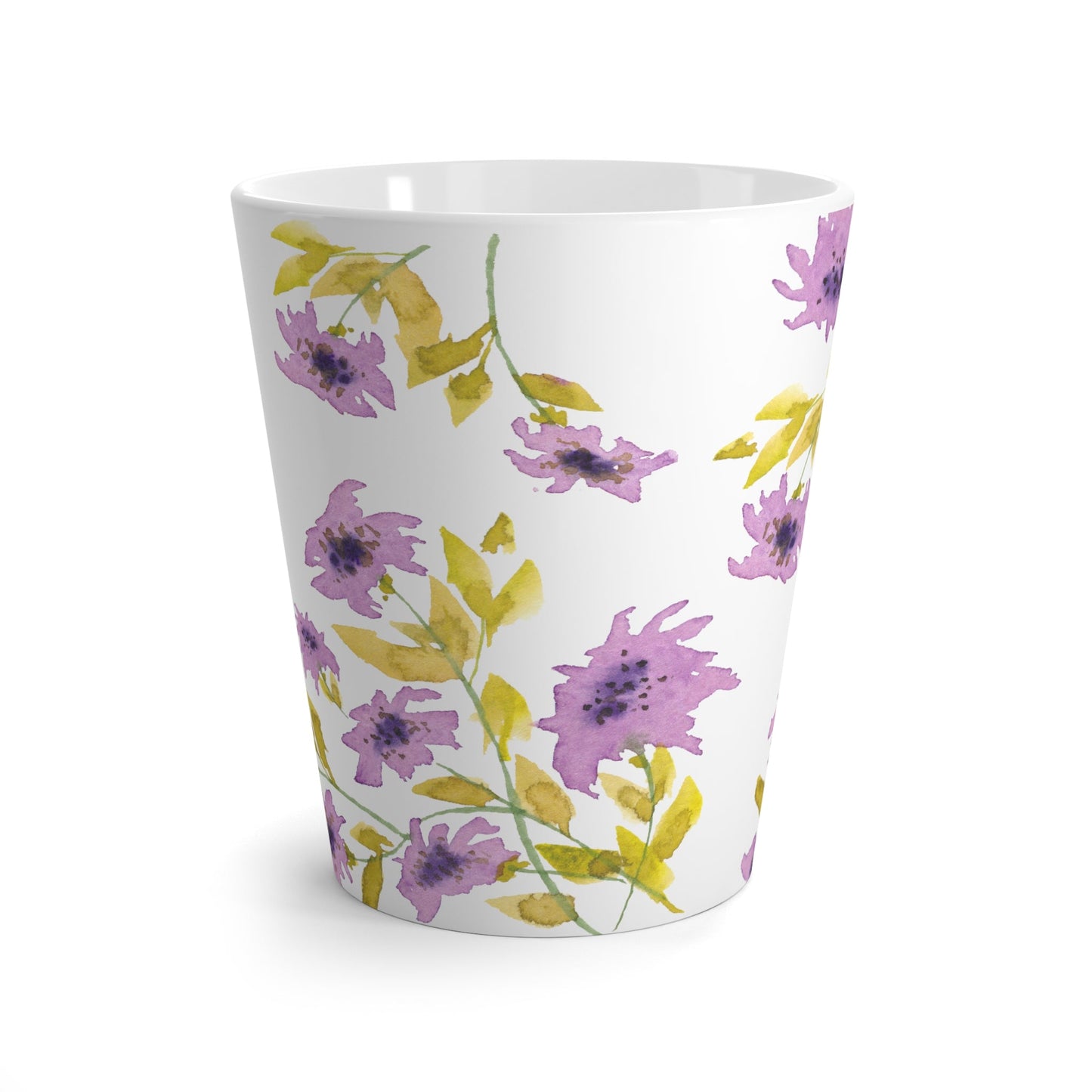 350 mL / 12oz Fine Art Watercolor Latte Mug, CALM-1364