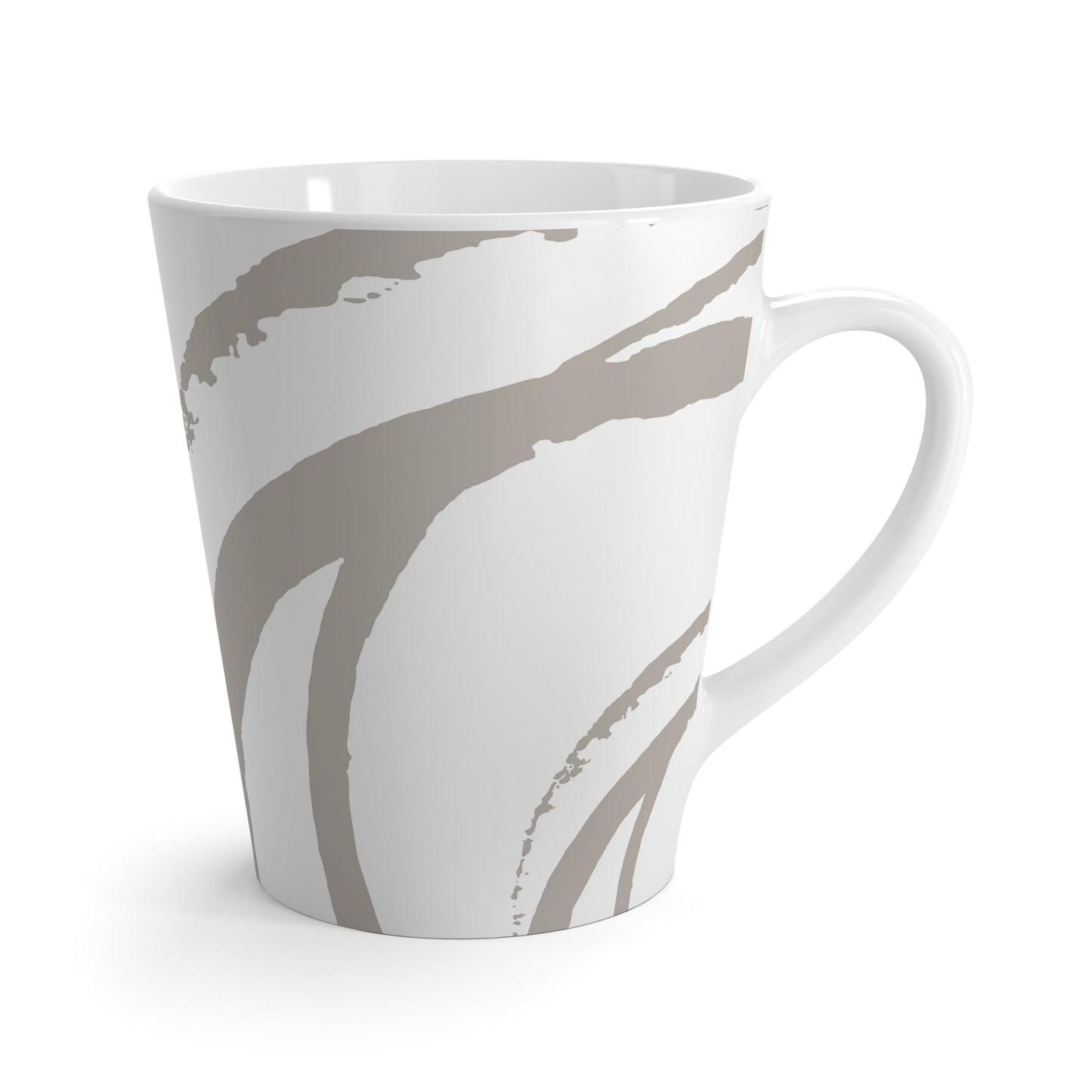350 mL / 12oz Graphic Art Latte Mug | CALM-1202-200-112