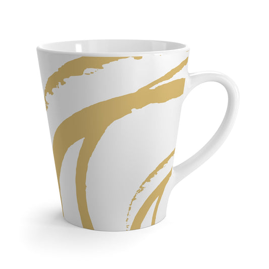 350 mL / 12oz Graphic Art Latte Mug | CALM-1381-275-112