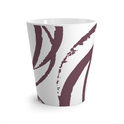 350 mL / 12oz Graphic Art Latte Mug | CALM-1211-100-112
