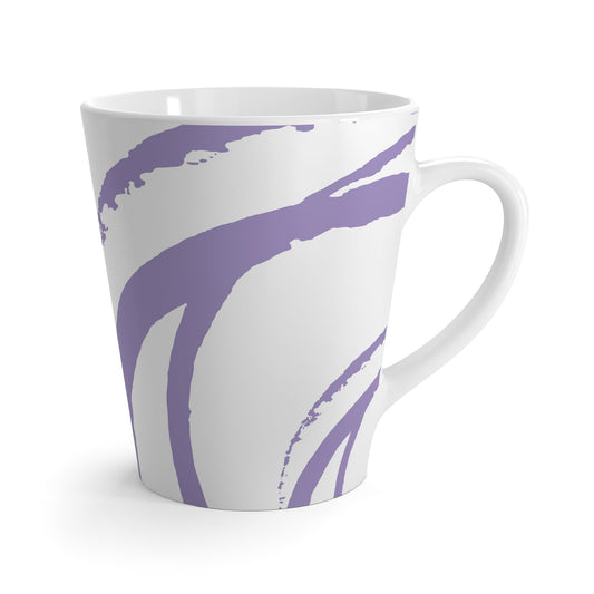 350 mL / 12oz Graphic Art Latte Mug | CALM-1382-375-112