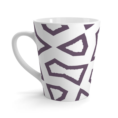 350 mL / 12oz Graphic Art Latte Mug | CALM-1182-100-392