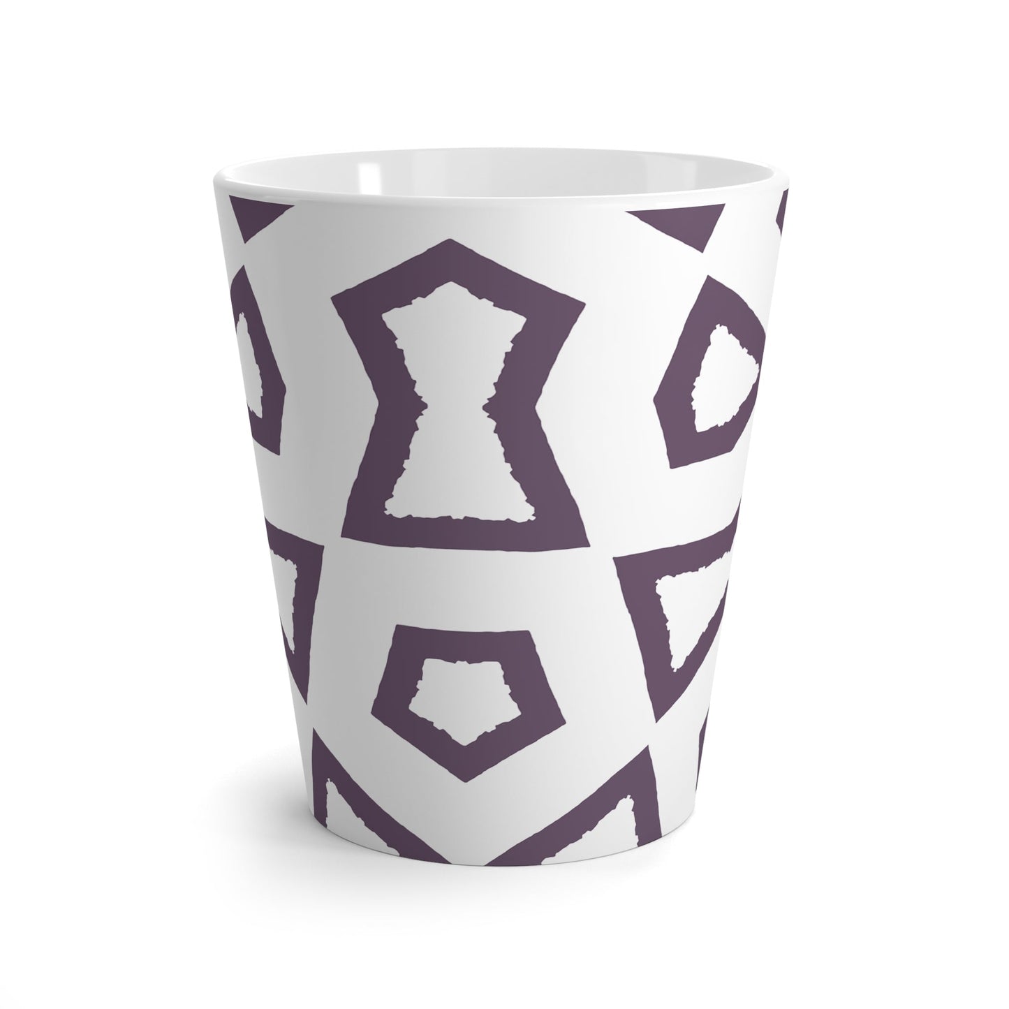 350 mL / 12oz Graphic Art Latte Mug | CALM-1182-100-392