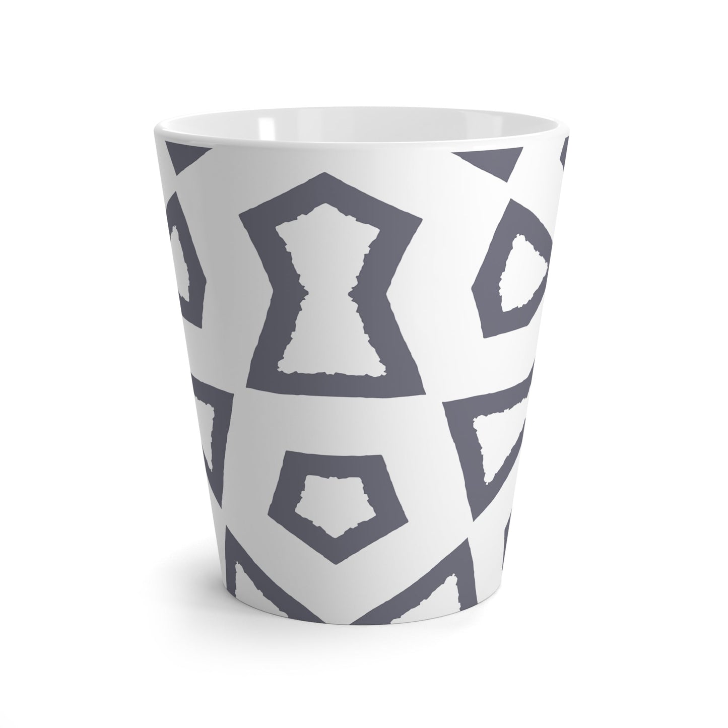 350 mL / 12oz Graphic Art Latte Mug | CALM-1212-367-392