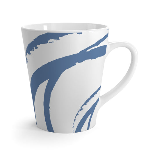 350 mL / 12oz Graphic Art Latte Mug | CALM-1231-100-112