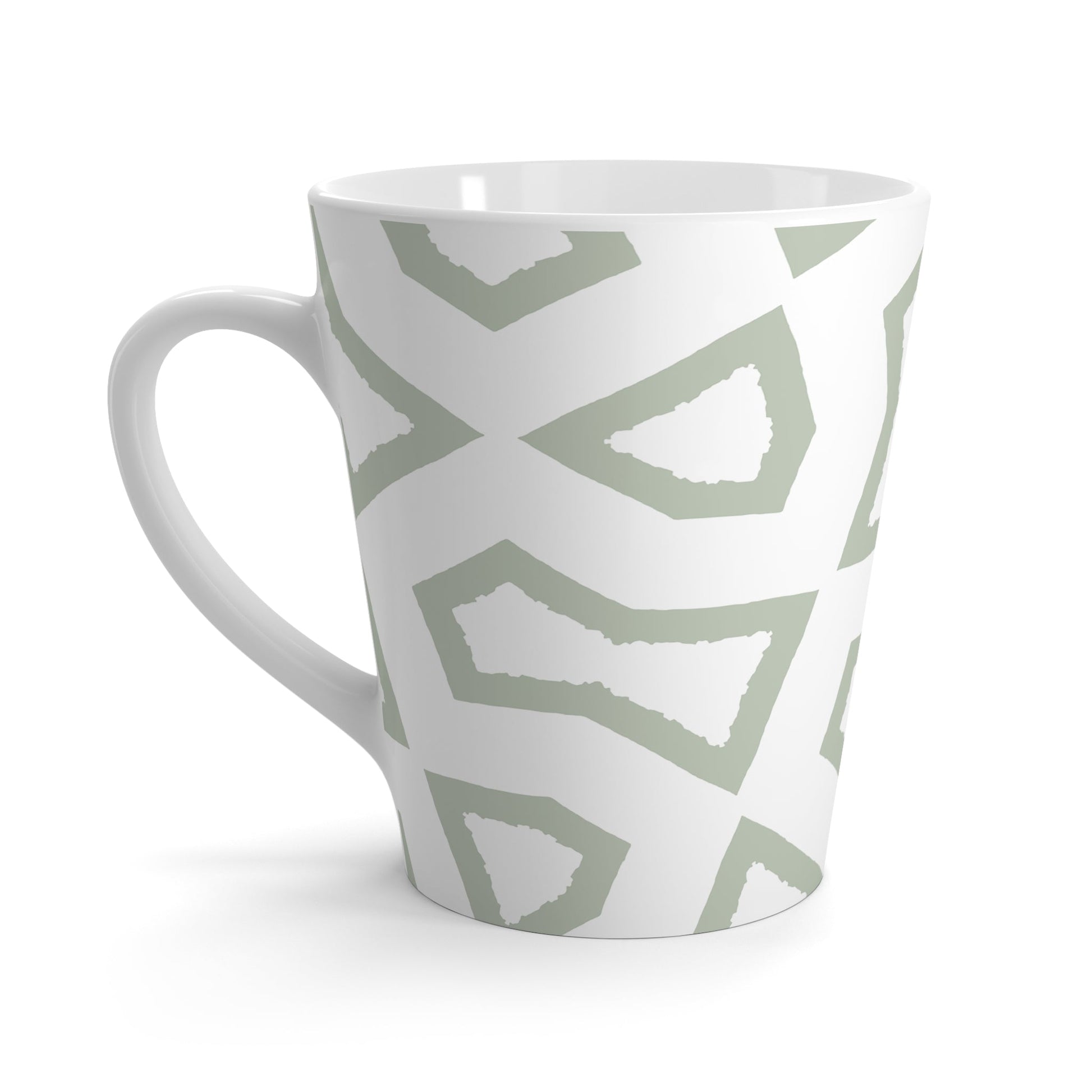 350 mL / 12oz Graphic Art Latte Mug | CALM-1052-250-392