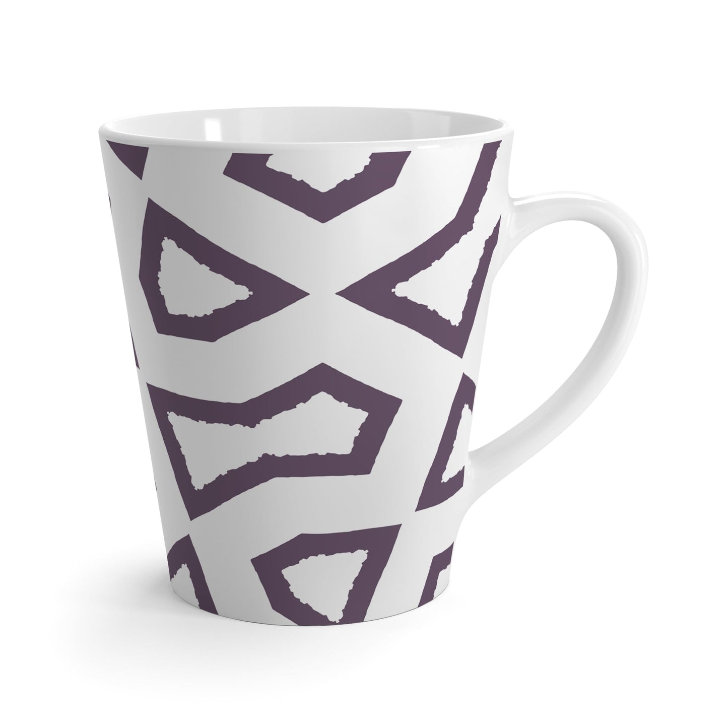 350 mL / 12oz Graphic Art Latte Mug | CALM-1182-100-392