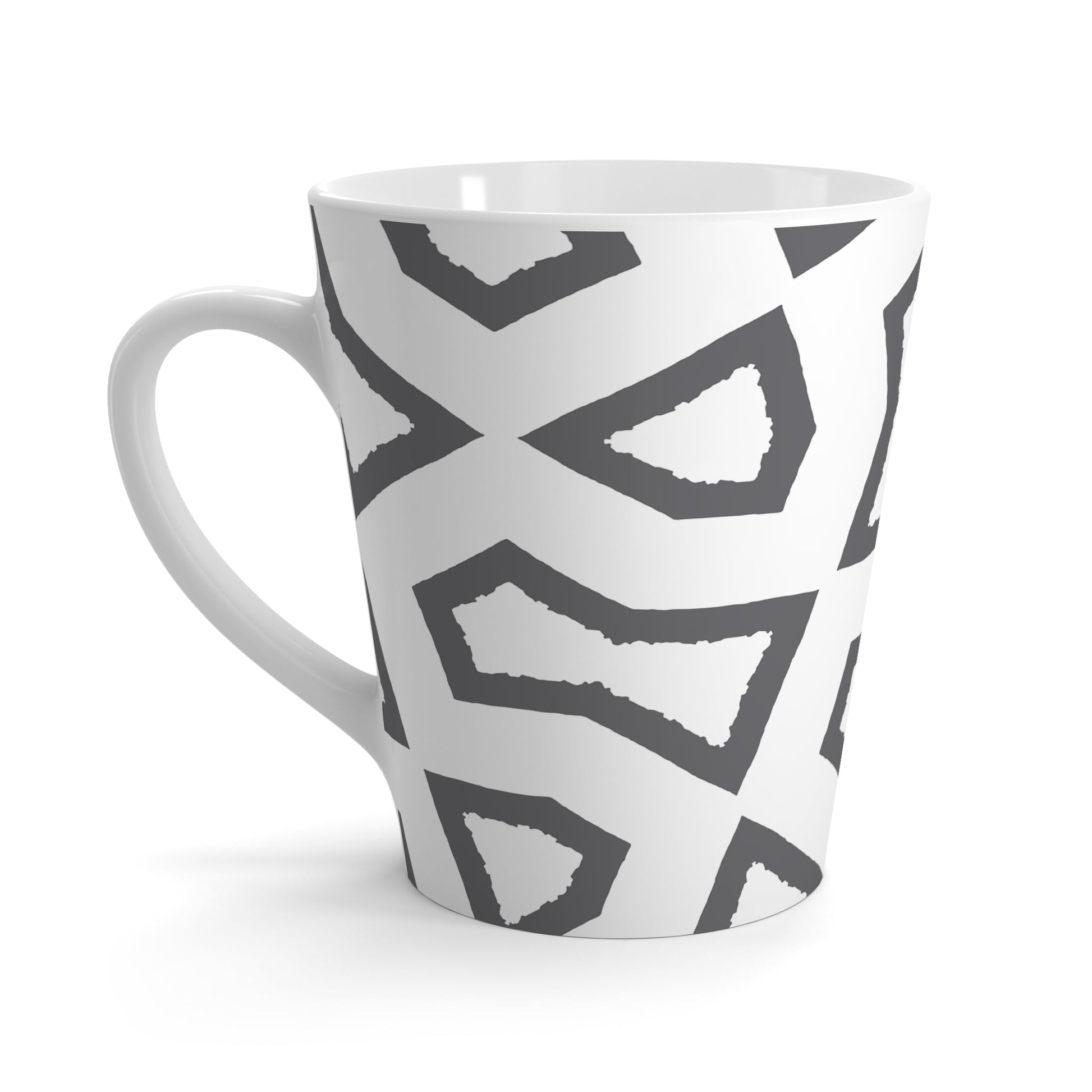 350 mL / 12oz Graphic Art Latte Mug | CALM-1201-167-392