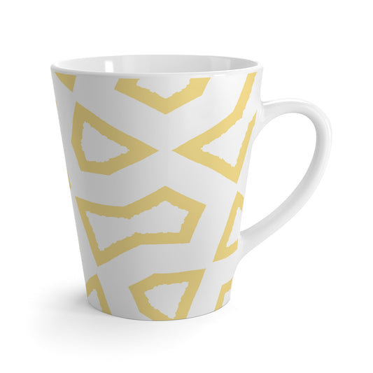 350 mL / 12oz Graphic Art Latte Mug | CALM-1381-175-392