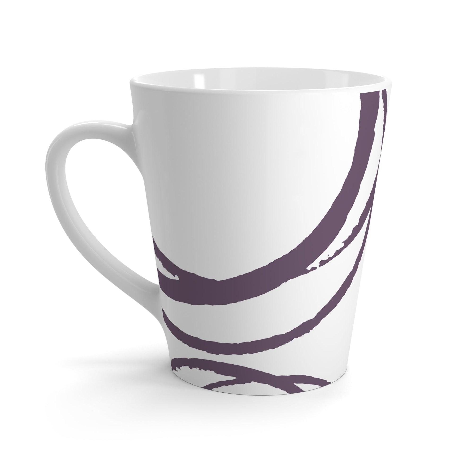 350 mL / 12oz Graphic Art Latte Mug | CALM-1182-100-112