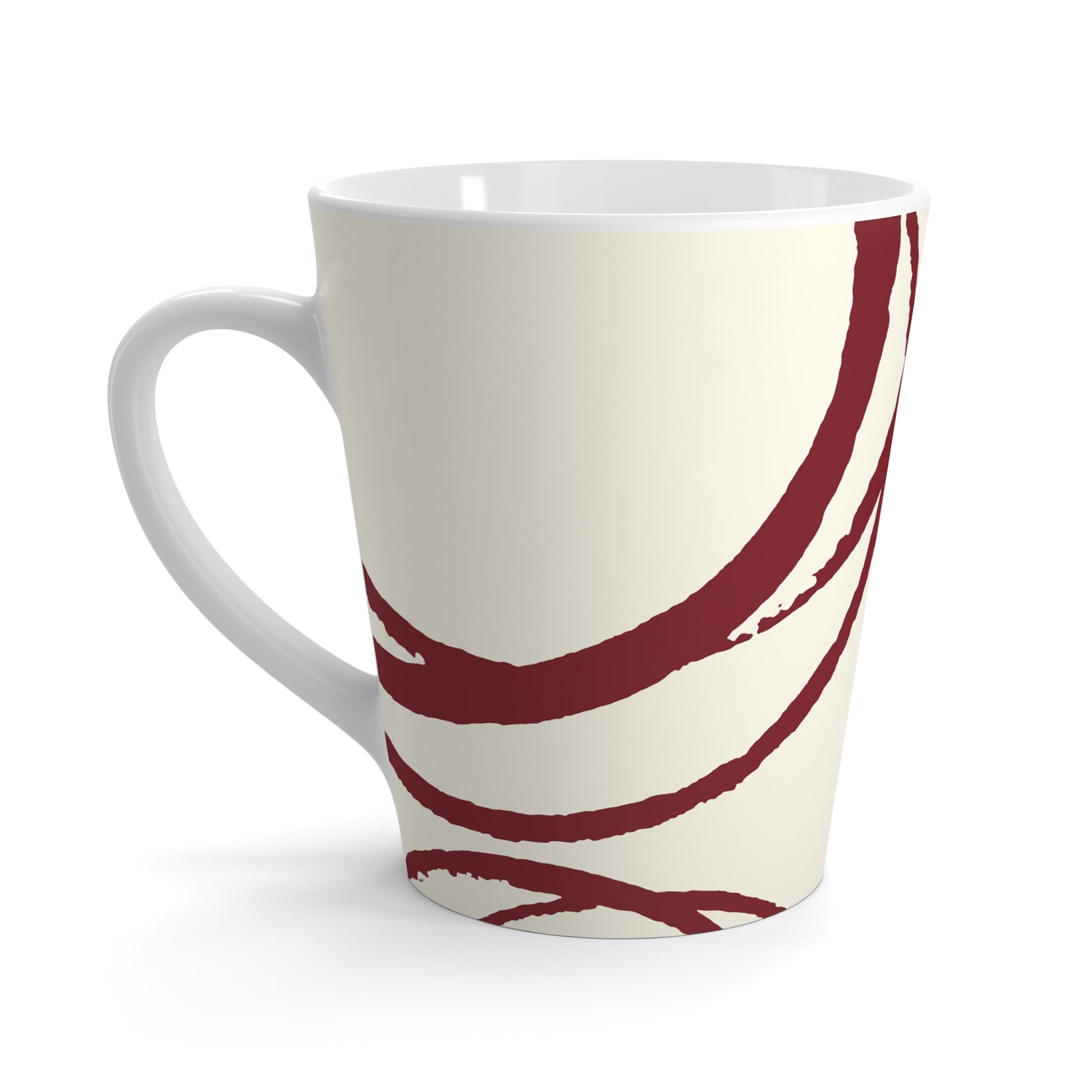 350 mL / 12oz Graphic Art Latte Mug | CALM-1283-300-112