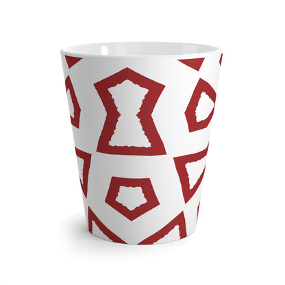 350 mL / 12oz Graphic Art Latte Mug | CALM-1191-100-392