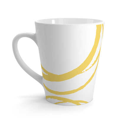 350 mL / 12oz Graphic Art Latte Mug | CALM-1381-100-112