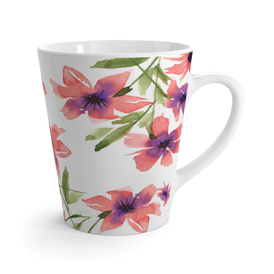 350 mL / 12oz Fine Art Watercolor Latte Mug, CALM-1344