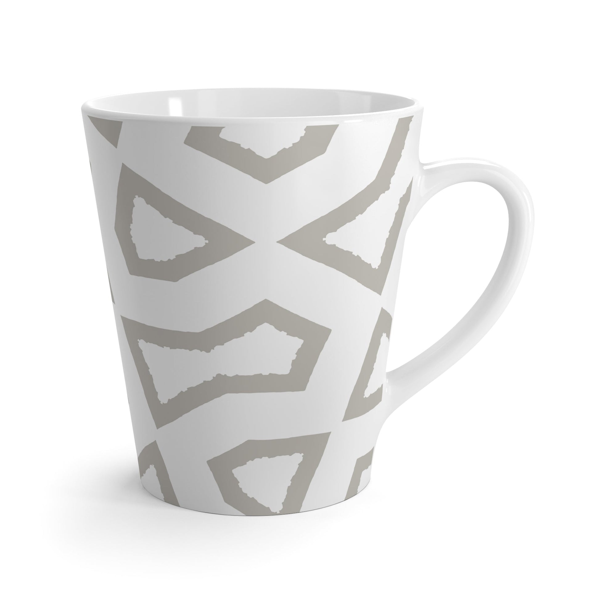 350 mL / 12oz Graphic Art Latte Mug | CALM-1192-500-392