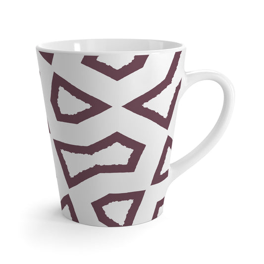 350 mL / 12oz Graphic Art Latte Mug | CALM-1211-100-392