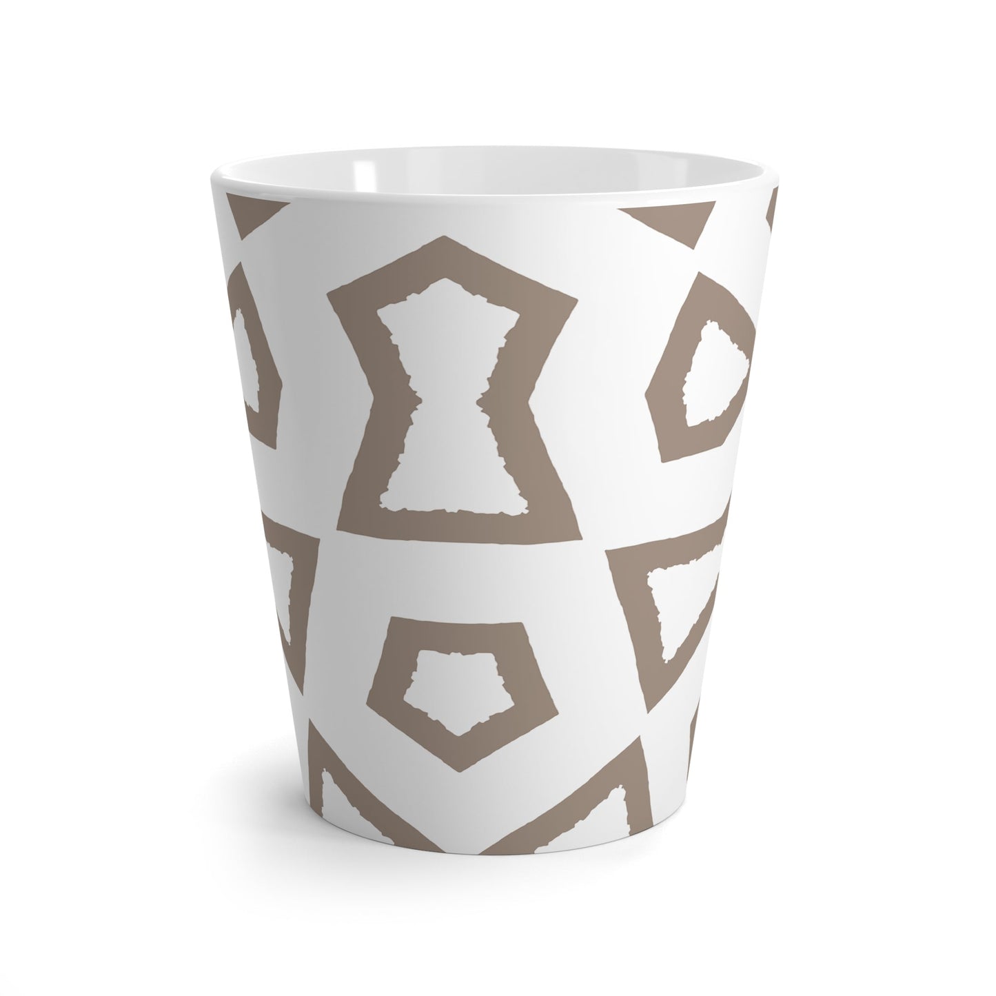 350 mL / 12oz Graphic Art Latte Mug | CALM-1171-267-392