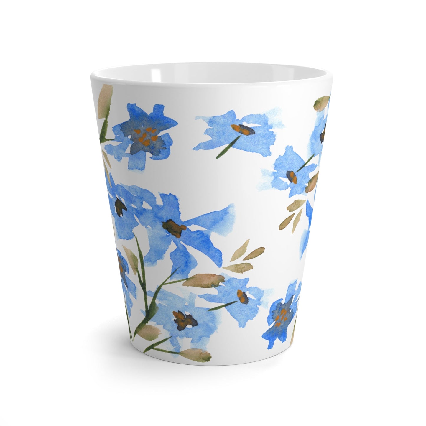350 mL / 12oz Fine Art Watercolor Latte Mug, CALM-1404