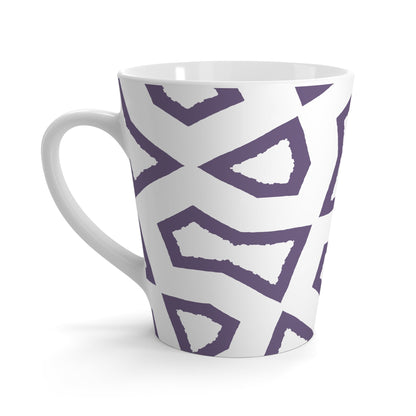350 mL / 12oz Graphic Art Latte Mug | CALM-1143-167-392