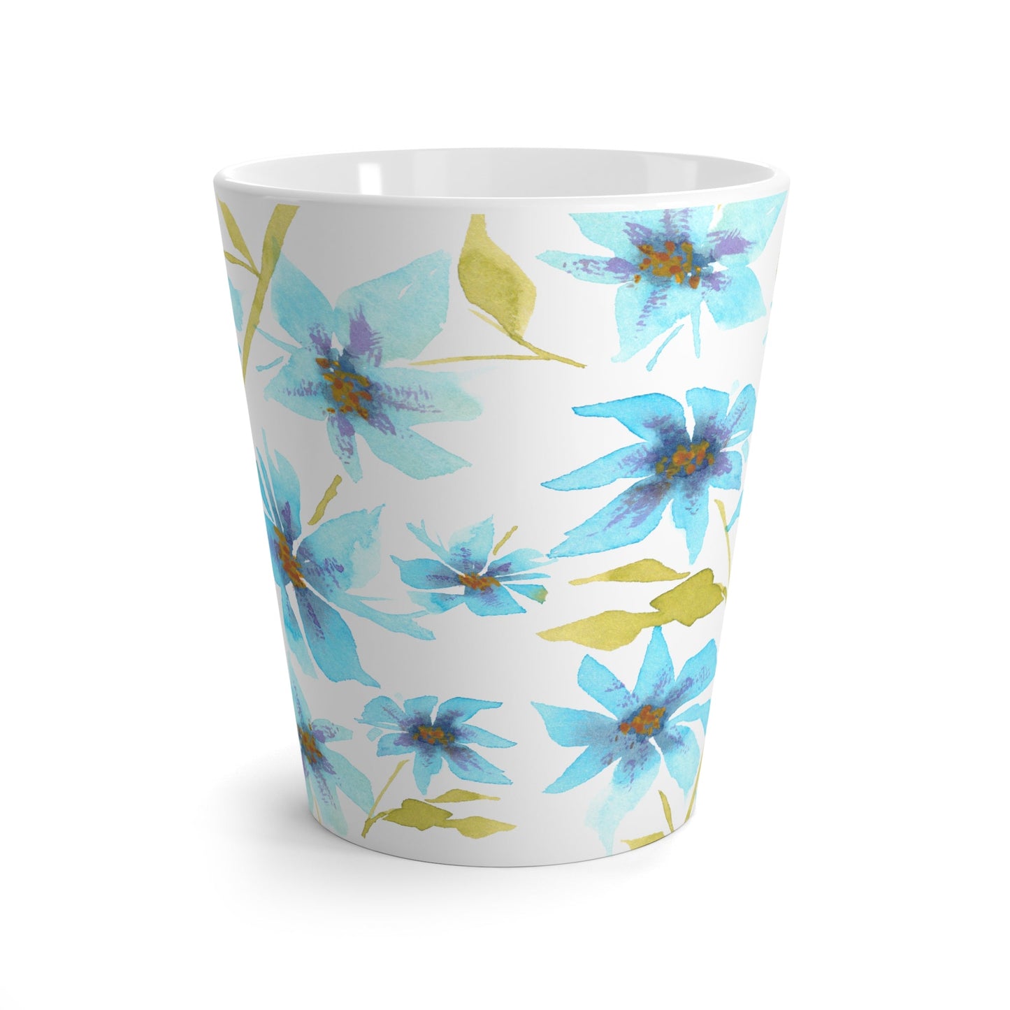 350 mL / 12oz Fine Art Watercolor Latte Mug, CALM-1434