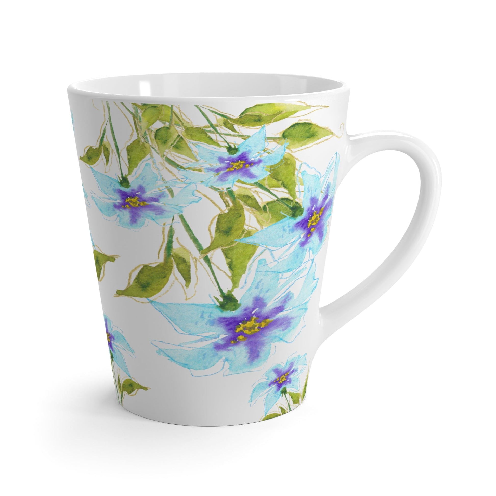 350 mL / 12oz Fine Art Watercolor Latte Mug, CALM-1374