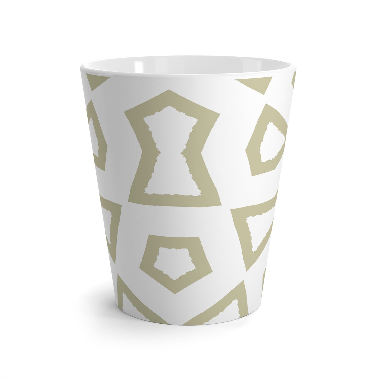 350 mL / 12oz Graphic Art Latte Mug | CALM-1255-367-392