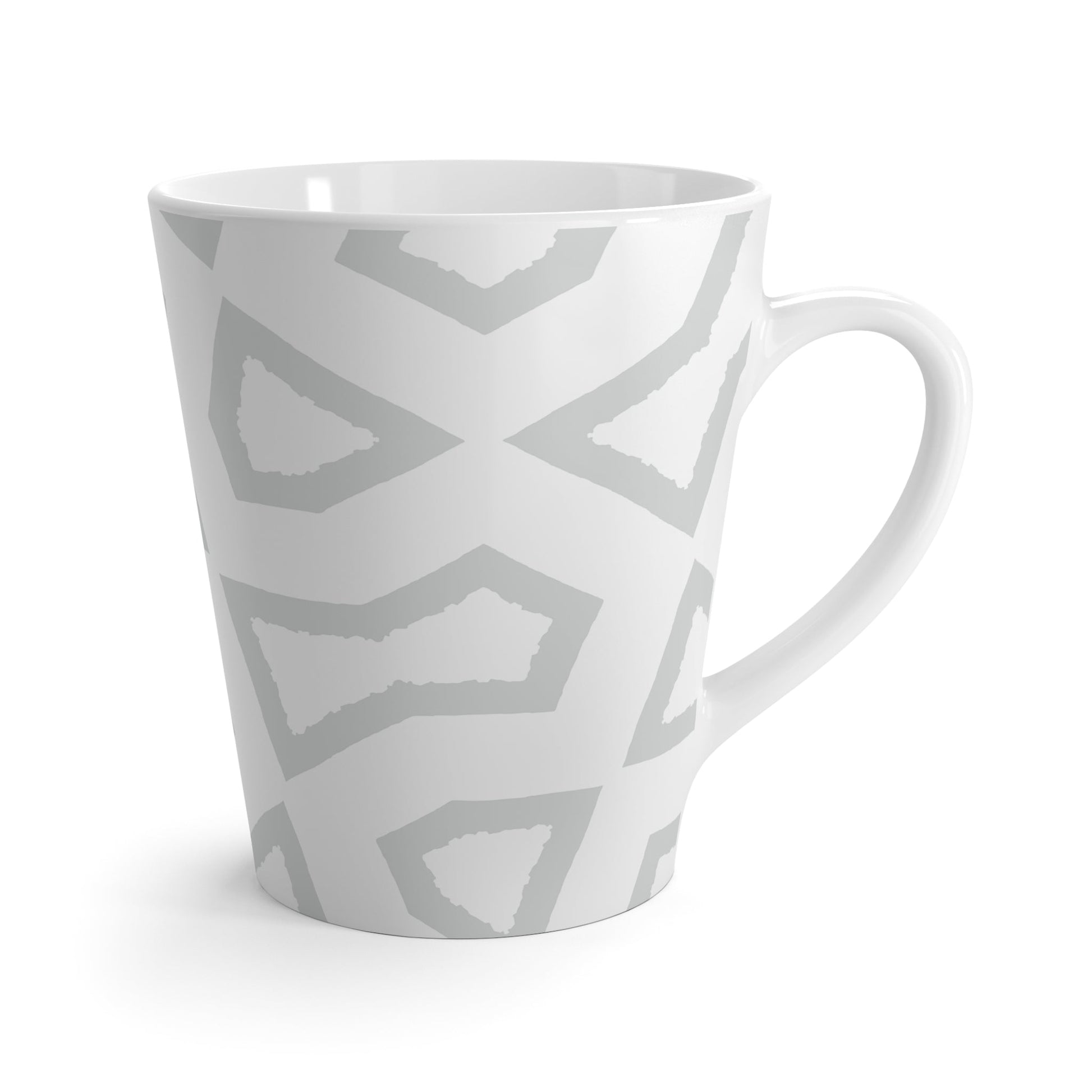 350 mL / 12oz Graphic Art Latte Mug | CALM-1214-533-392