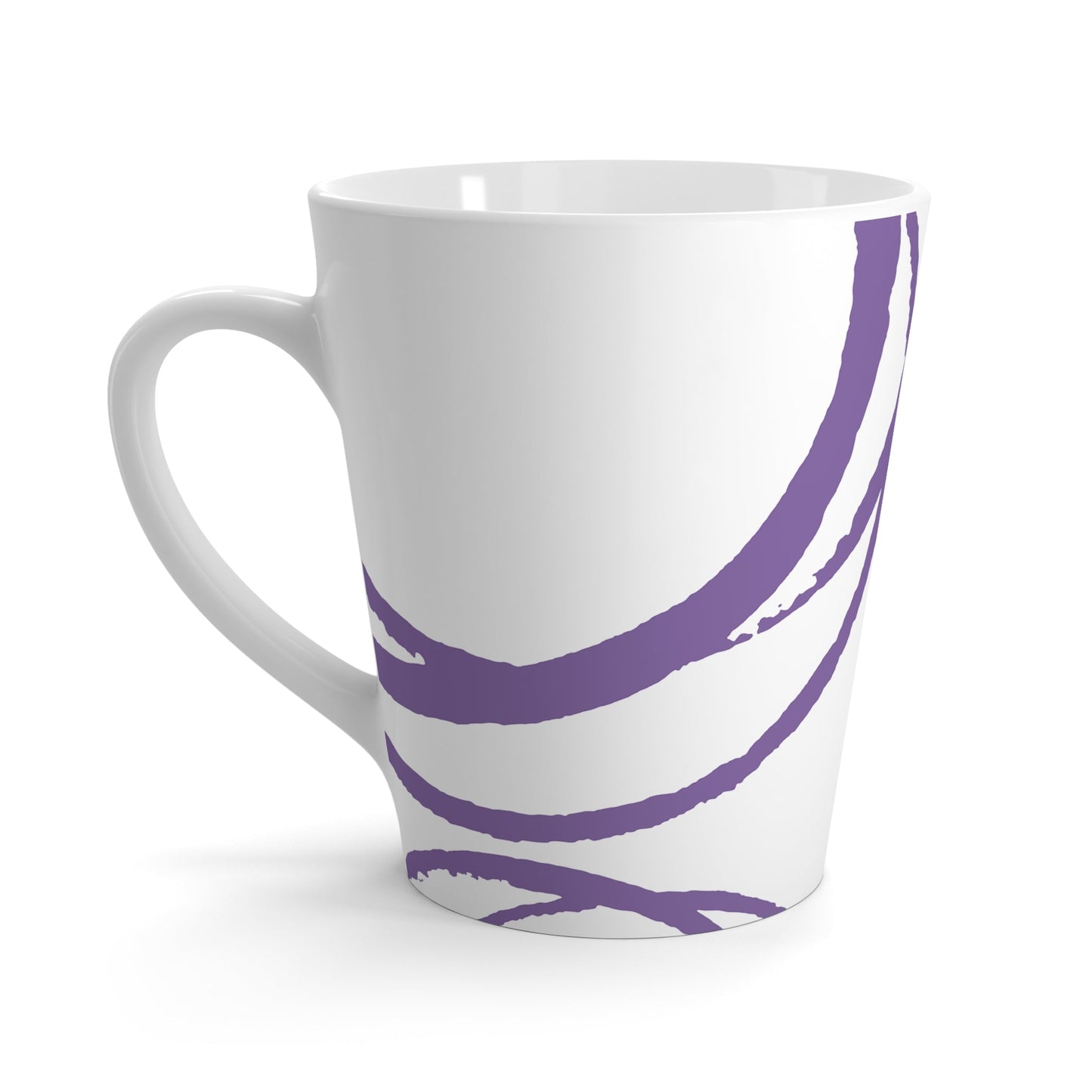 350 mL / 12oz Graphic Art Latte Mug | CALM-1072-175-112