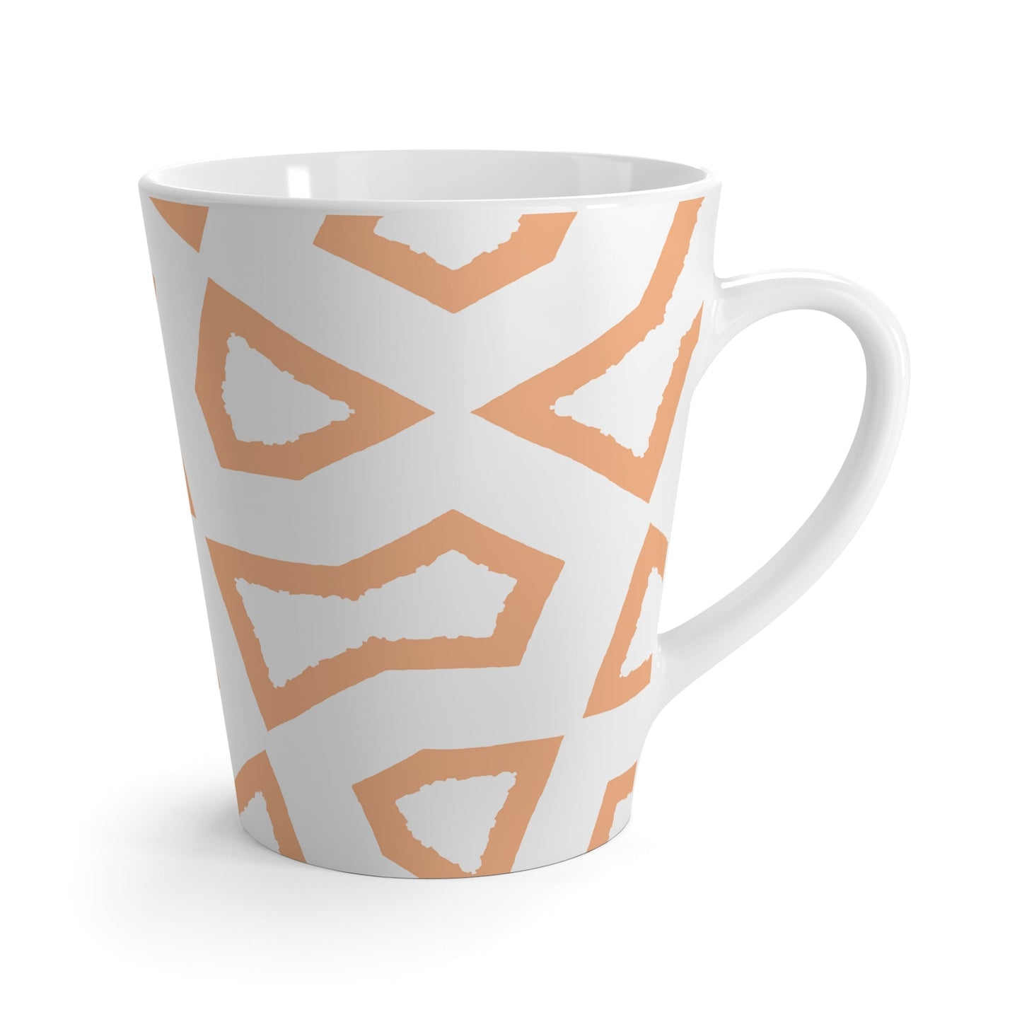 350 mL / 12oz Graphic Art Latte Mug | CALM-1181-267-392