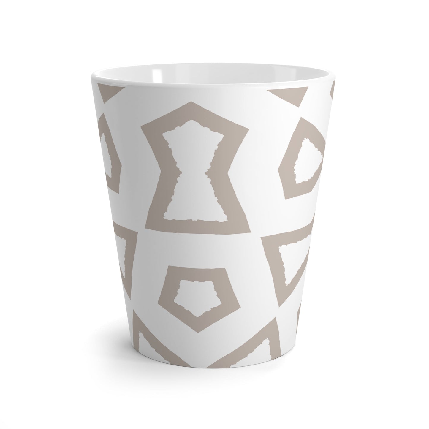 350 mL / 12oz Graphic Art Latte Mug | CALM-1162-400-392