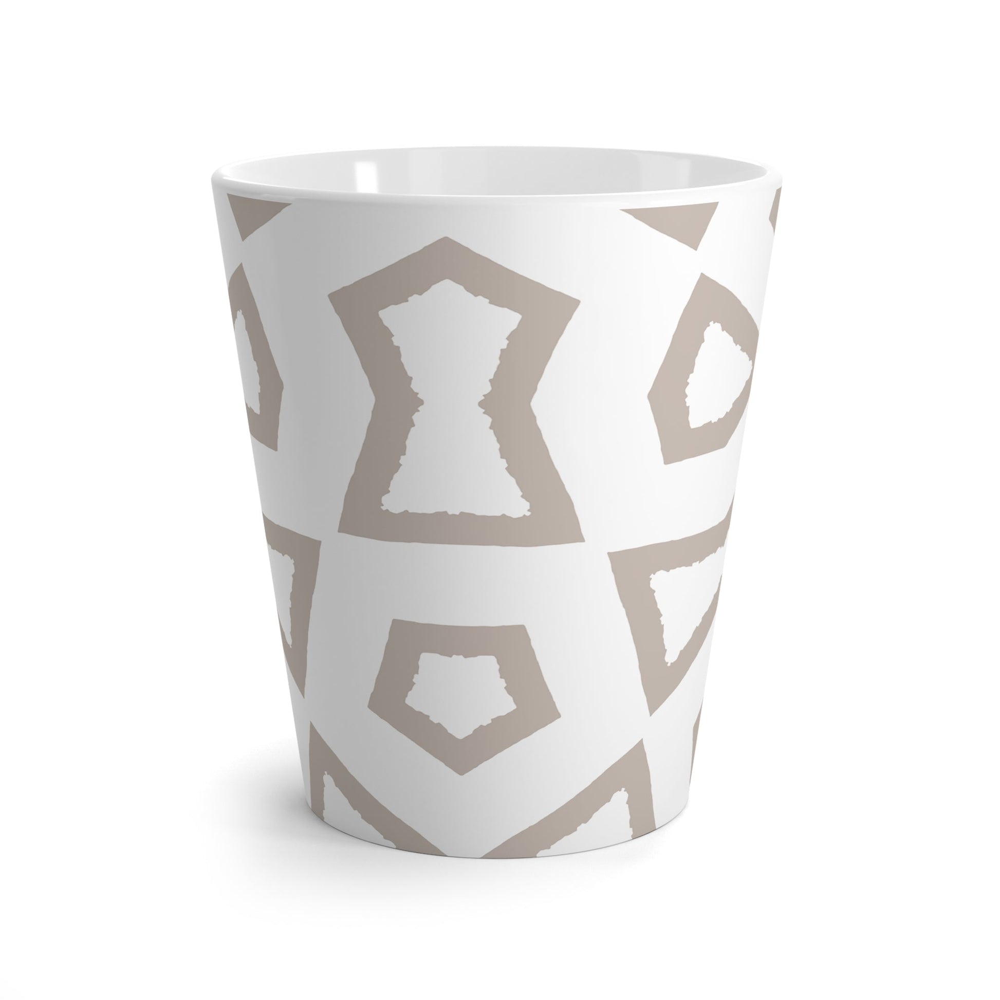 350 mL / 12oz Graphic Art Latte Mug | CALM-1162-400-392