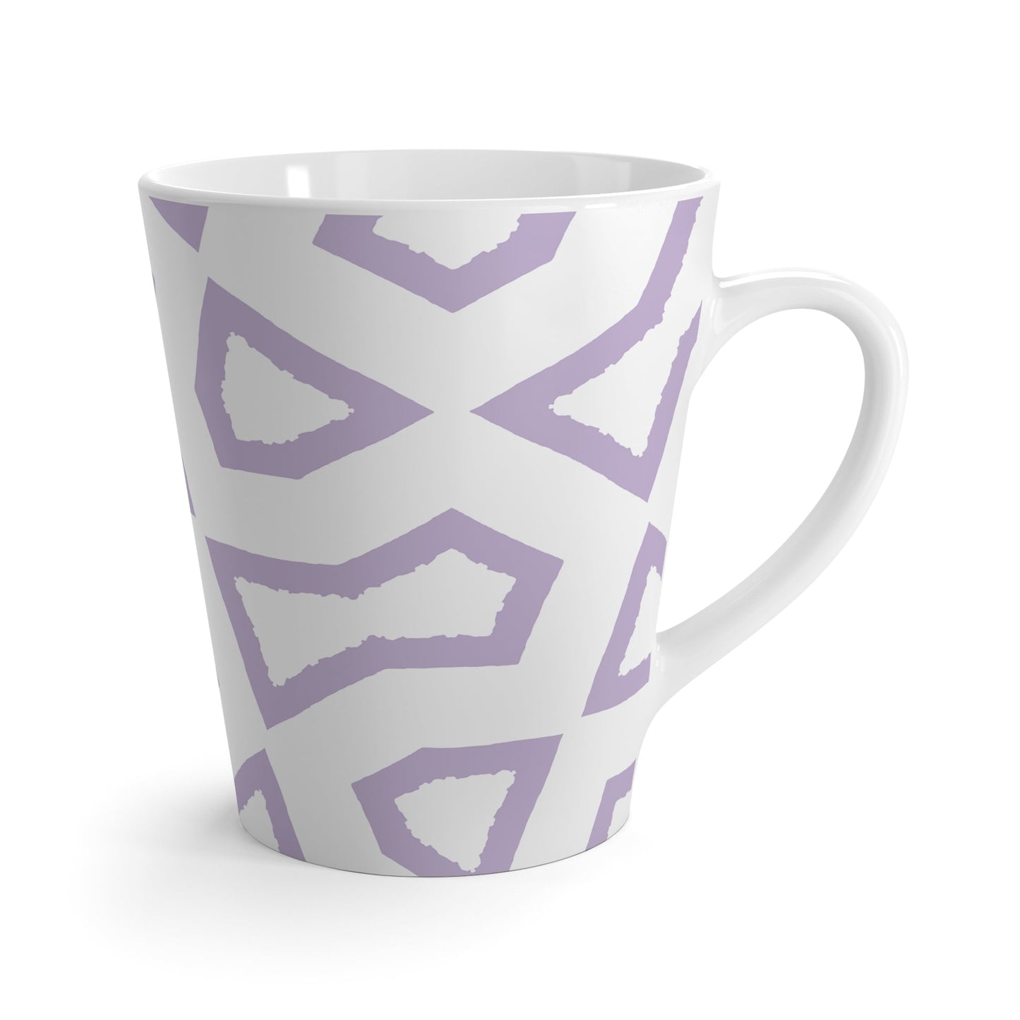 350 mL / 12oz Graphic Art Latte Mug | CALM-1251-150-392