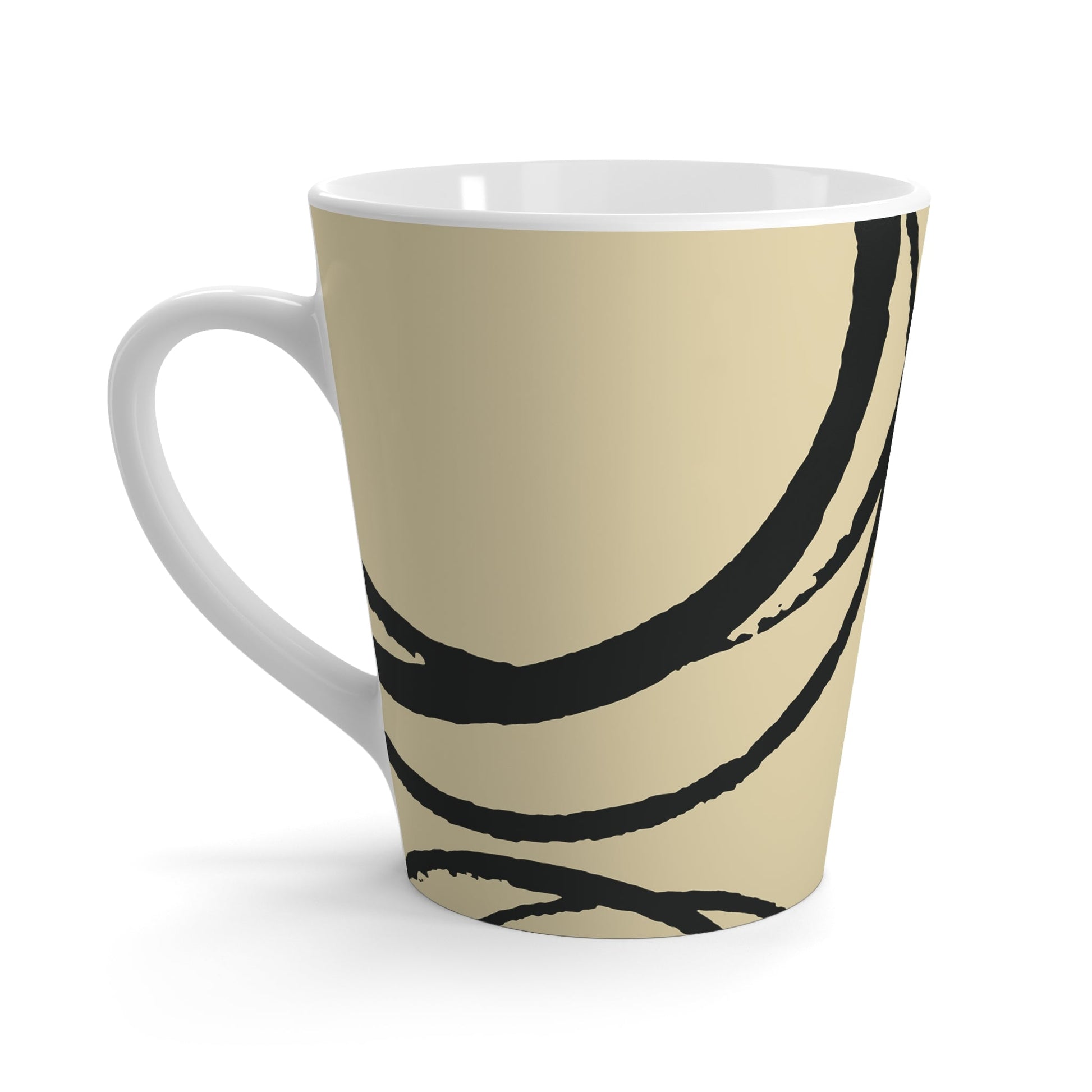350 mL / 12oz Graphic Art Latte Mug | CALM-1014-112