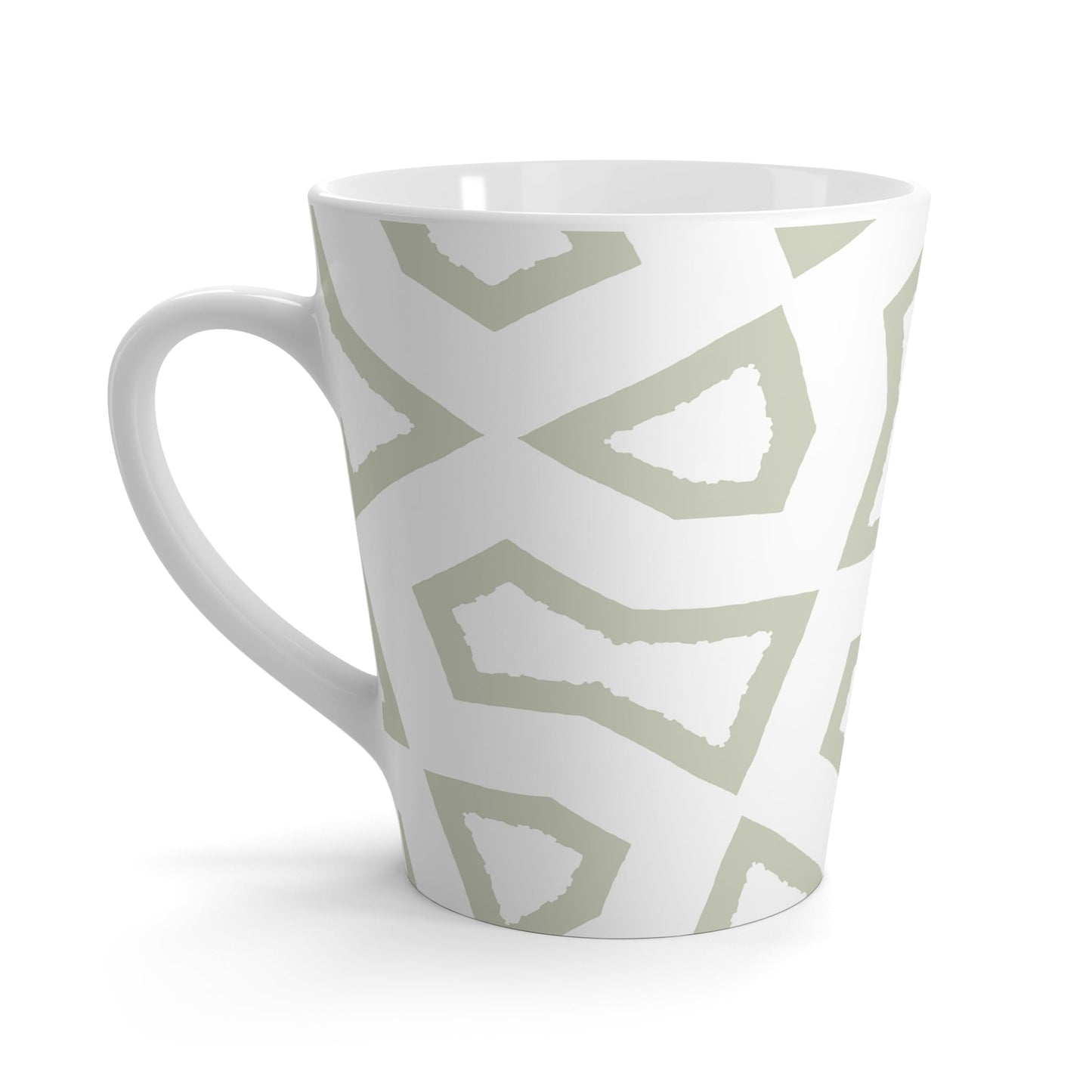 350 mL / 12oz Graphic Art Latte Mug | CALM-1241-400-392