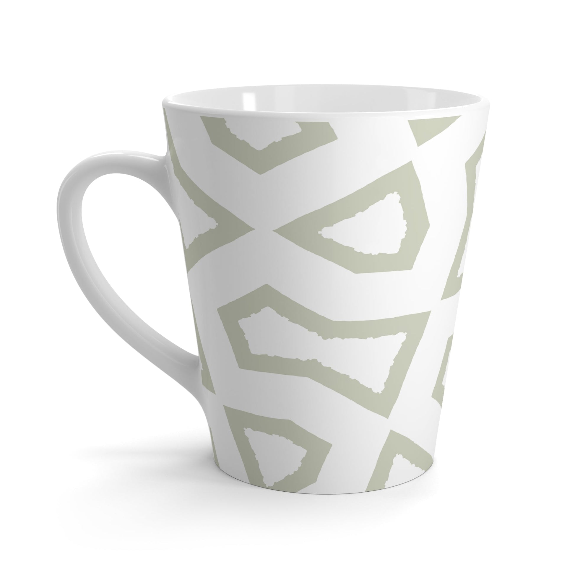 350 mL / 12oz Graphic Art Latte Mug | CALM-1241-400-392