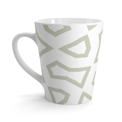 350 mL / 12oz Graphic Art Latte Mug | CALM-1241-400-392