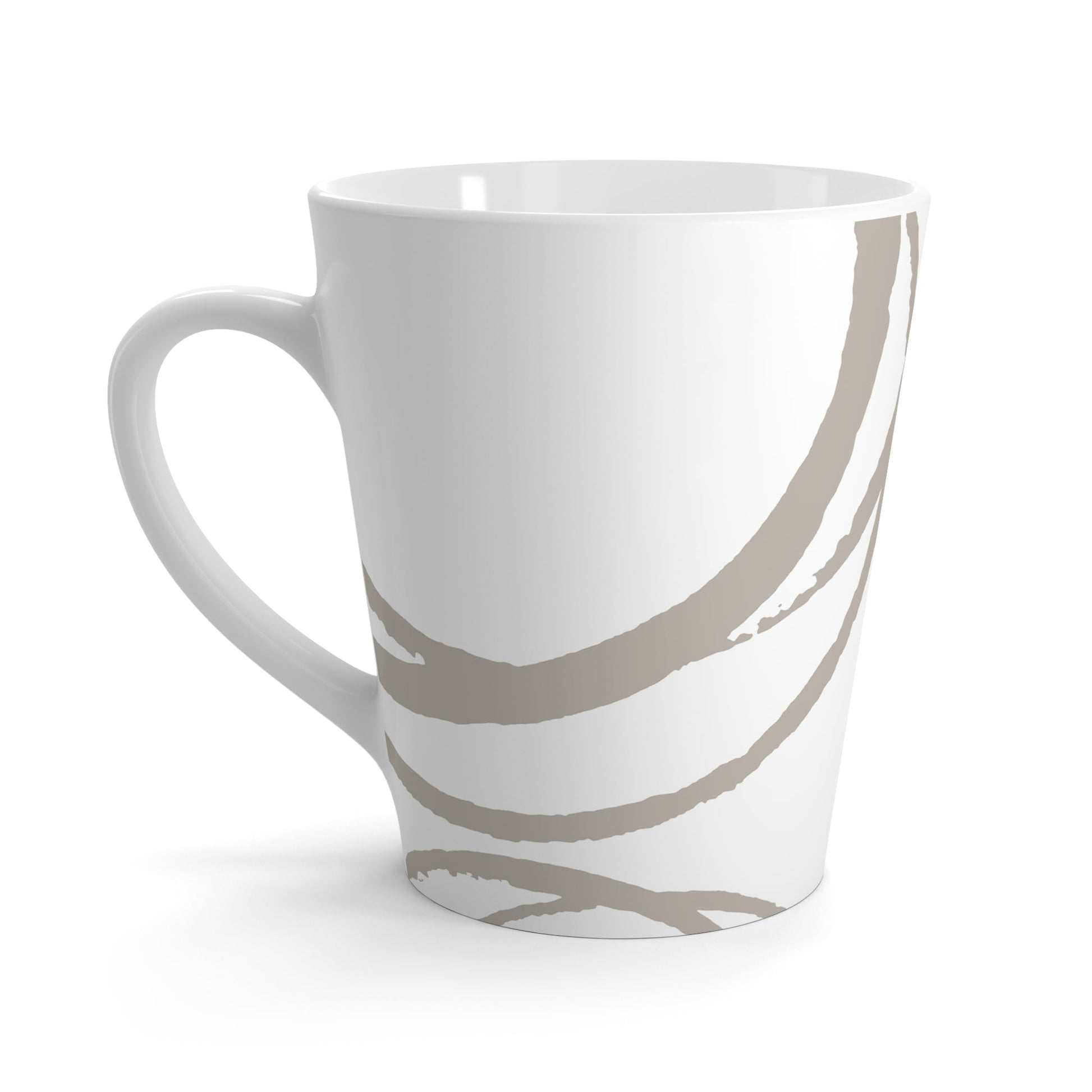 350 mL / 12oz Graphic Art Latte Mug | CALM-1202-200-112