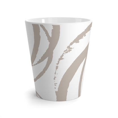 350 mL / 12oz Graphic Art Latte Mug | CALM-1162-400-112