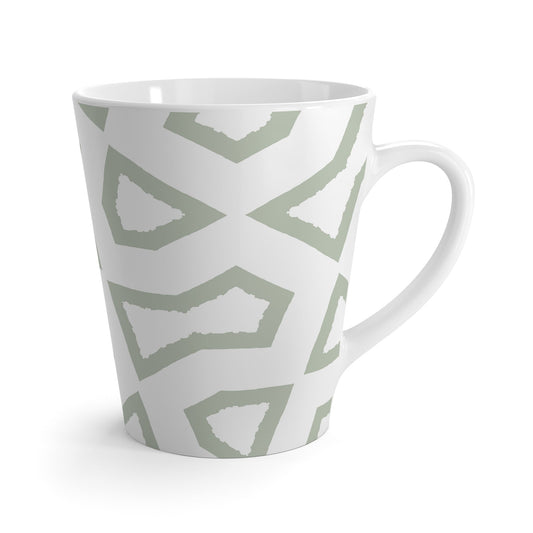350 mL / 12oz Graphic Art Latte Mug | CALM-1052-250-392