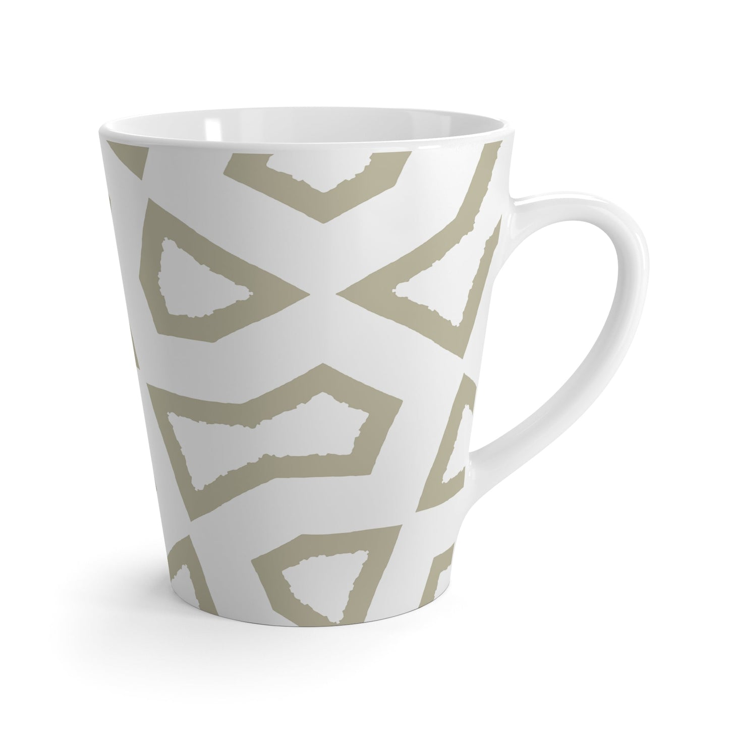 350 mL / 12oz Graphic Art Latte Mug | CALM-1263-267-392