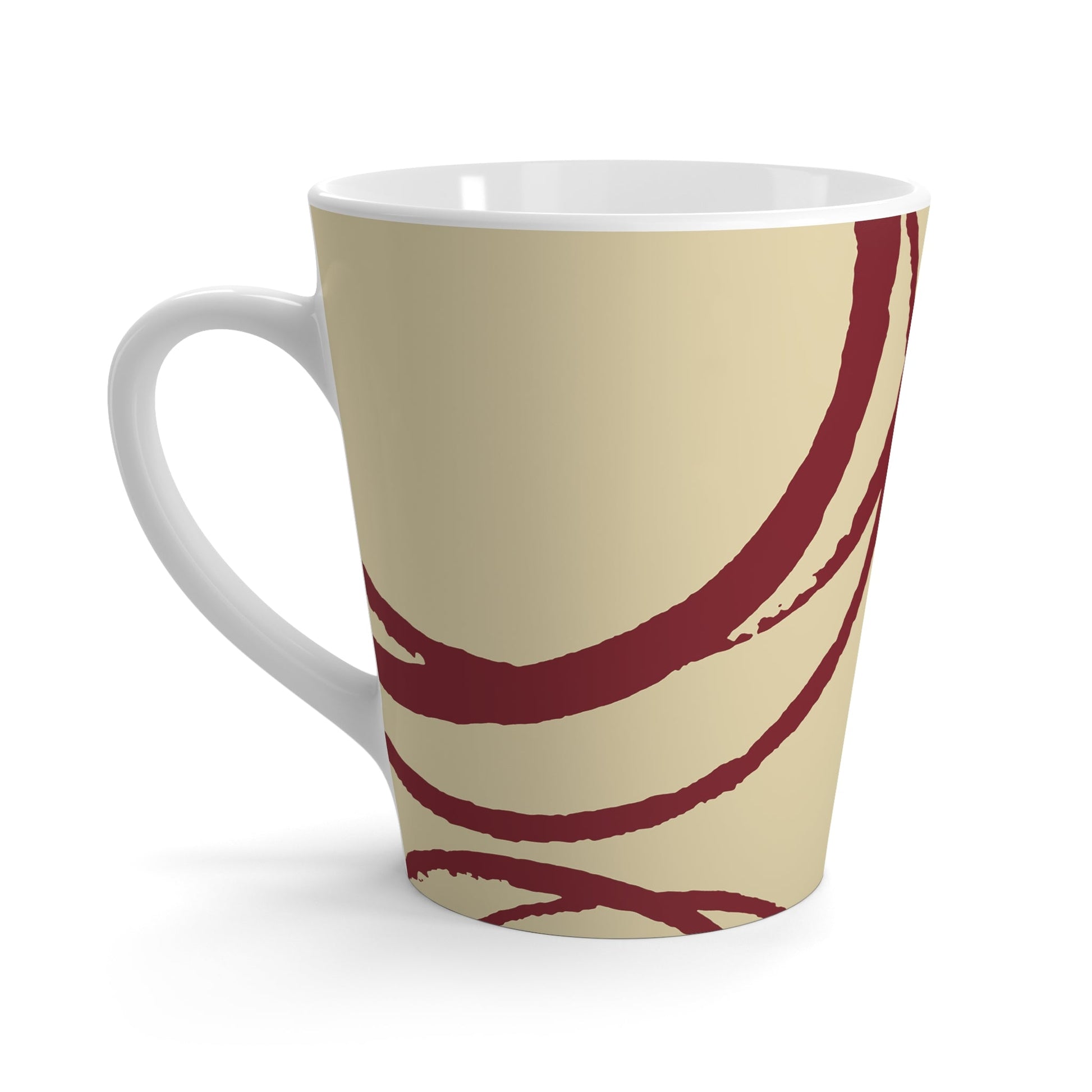 350 mL / 12oz Graphic Art Latte Mug | CALM-1284-400-112