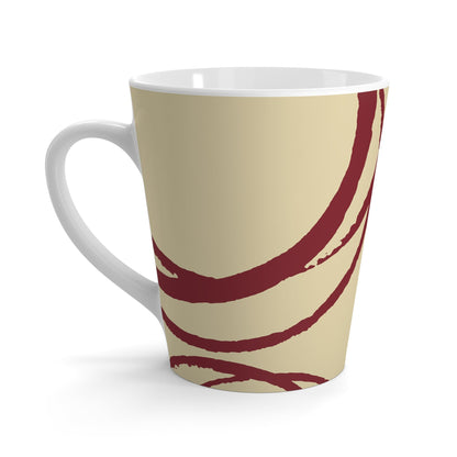 350 mL / 12oz Graphic Art Latte Mug | CALM-1284-400-112