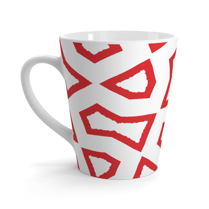 350 mL / 12oz Graphic Art Latte Mug | CALM-1111-100-392